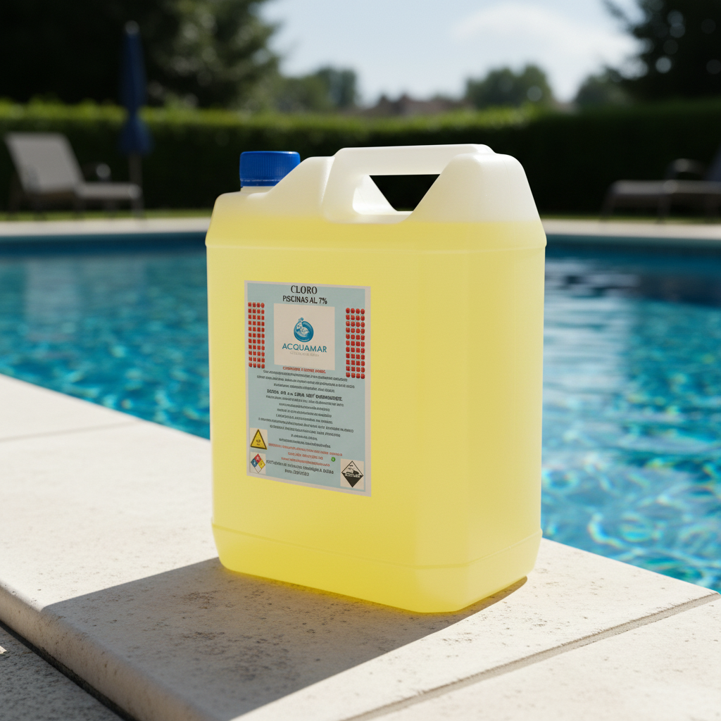 Cloro liquido piscina al 7%
