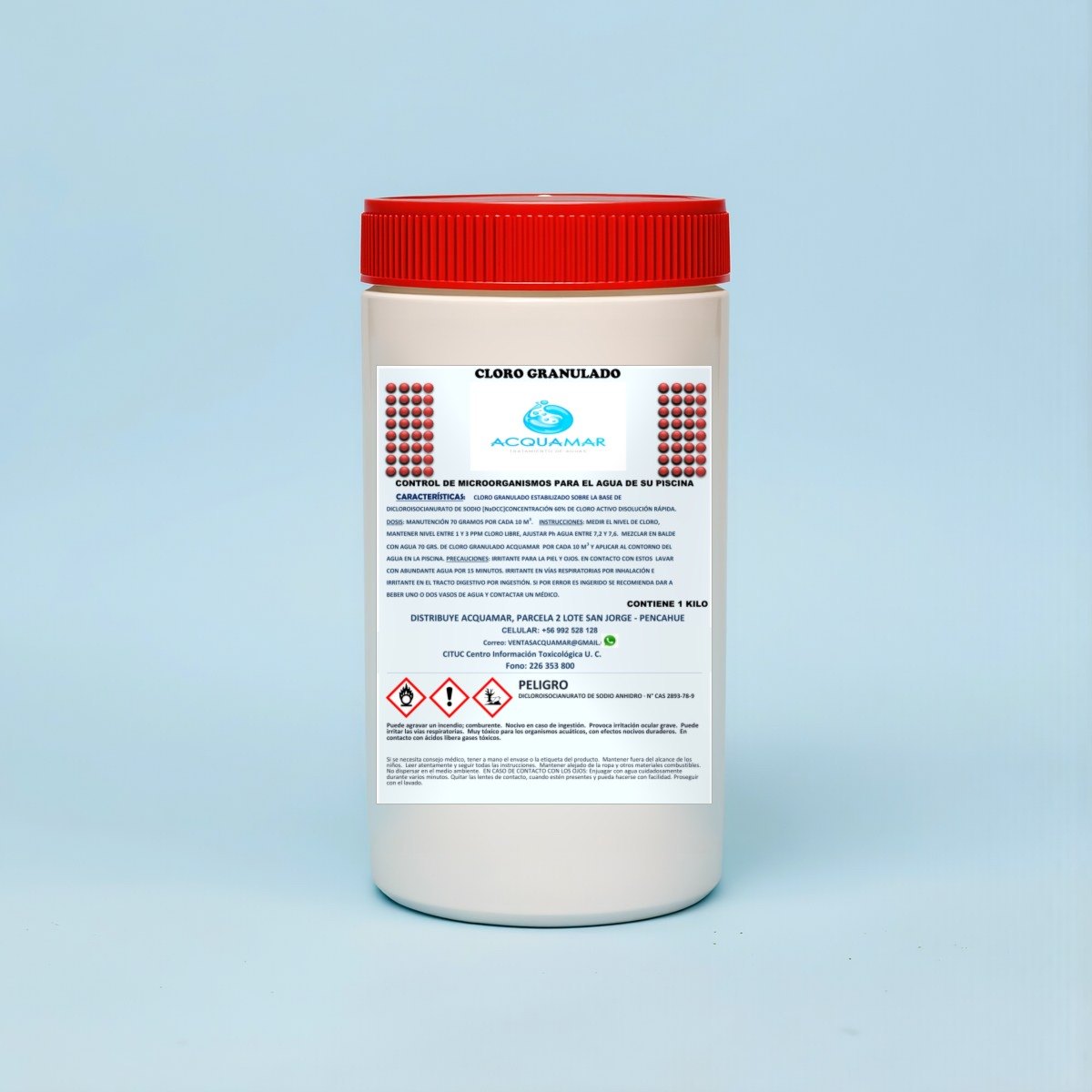 Cloro granulado 1 kg