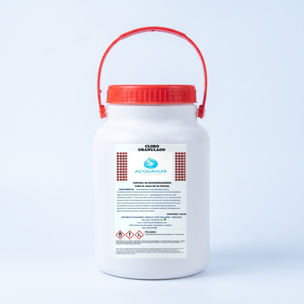 Cloro granulado 3 kg